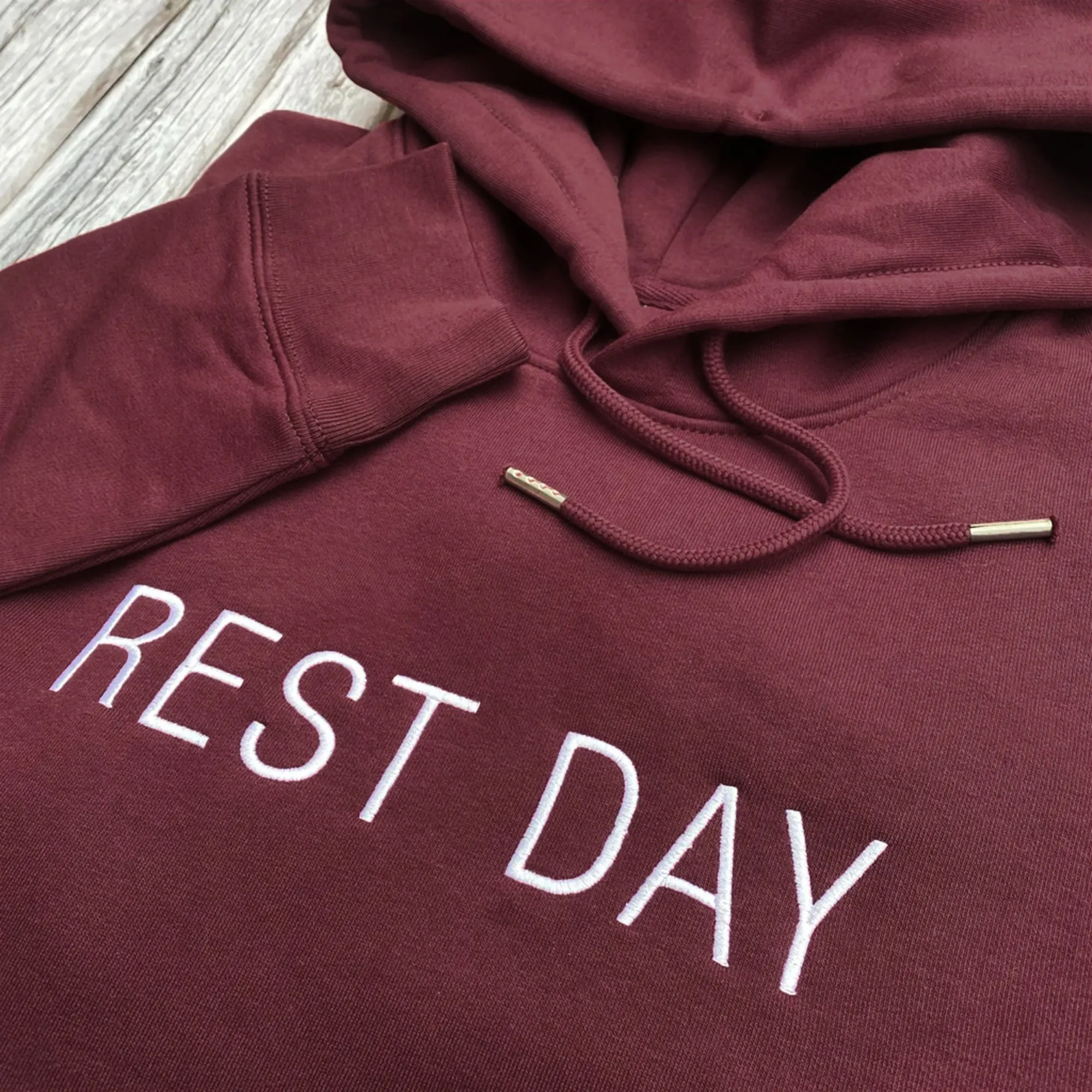 Rest Day Hoodie - Embroidered