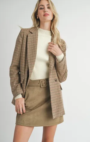 Sadie And Sage Nicola Houndstooth Blazer