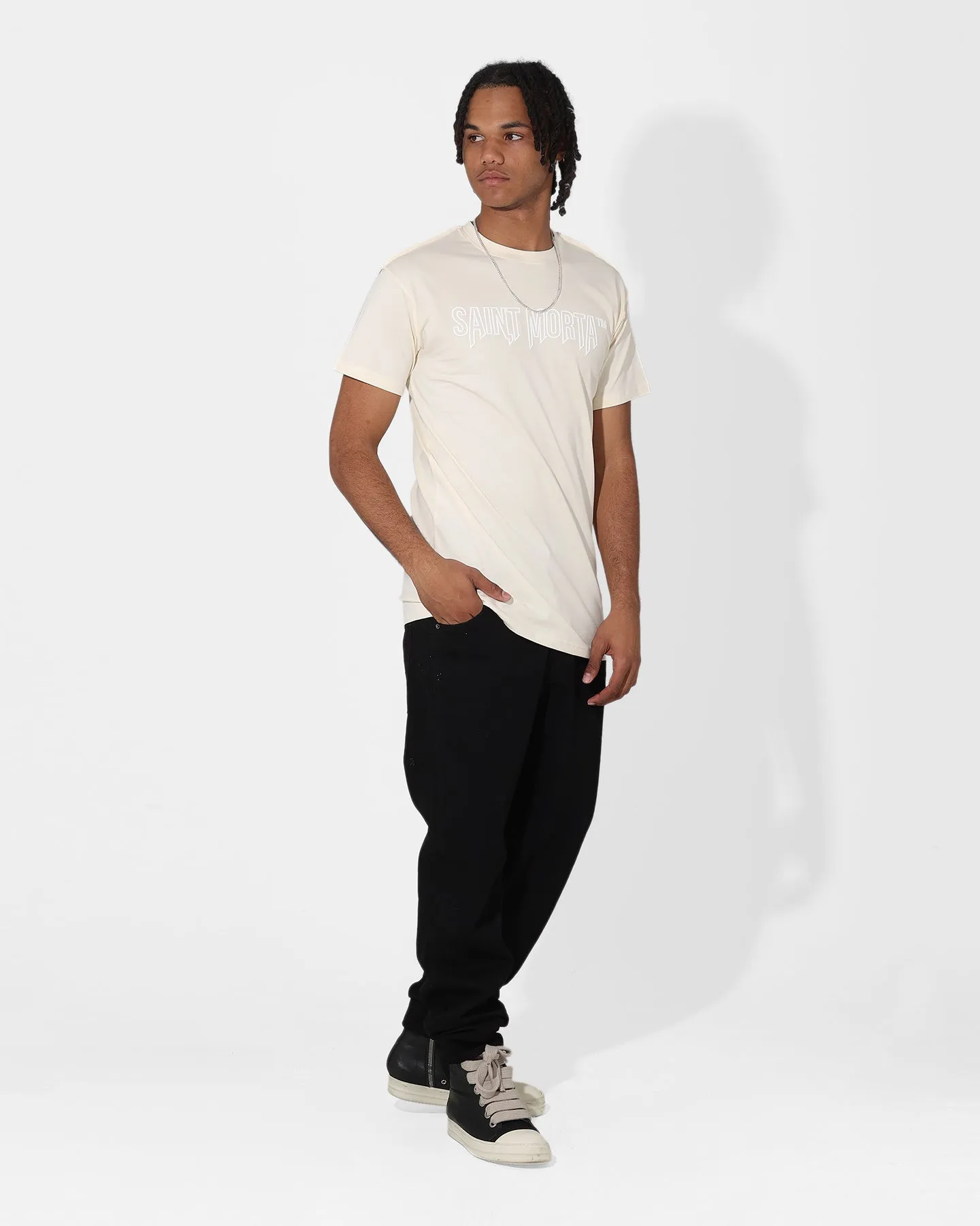 Saint Morta Canal St Lafayette T-Shirt Off White