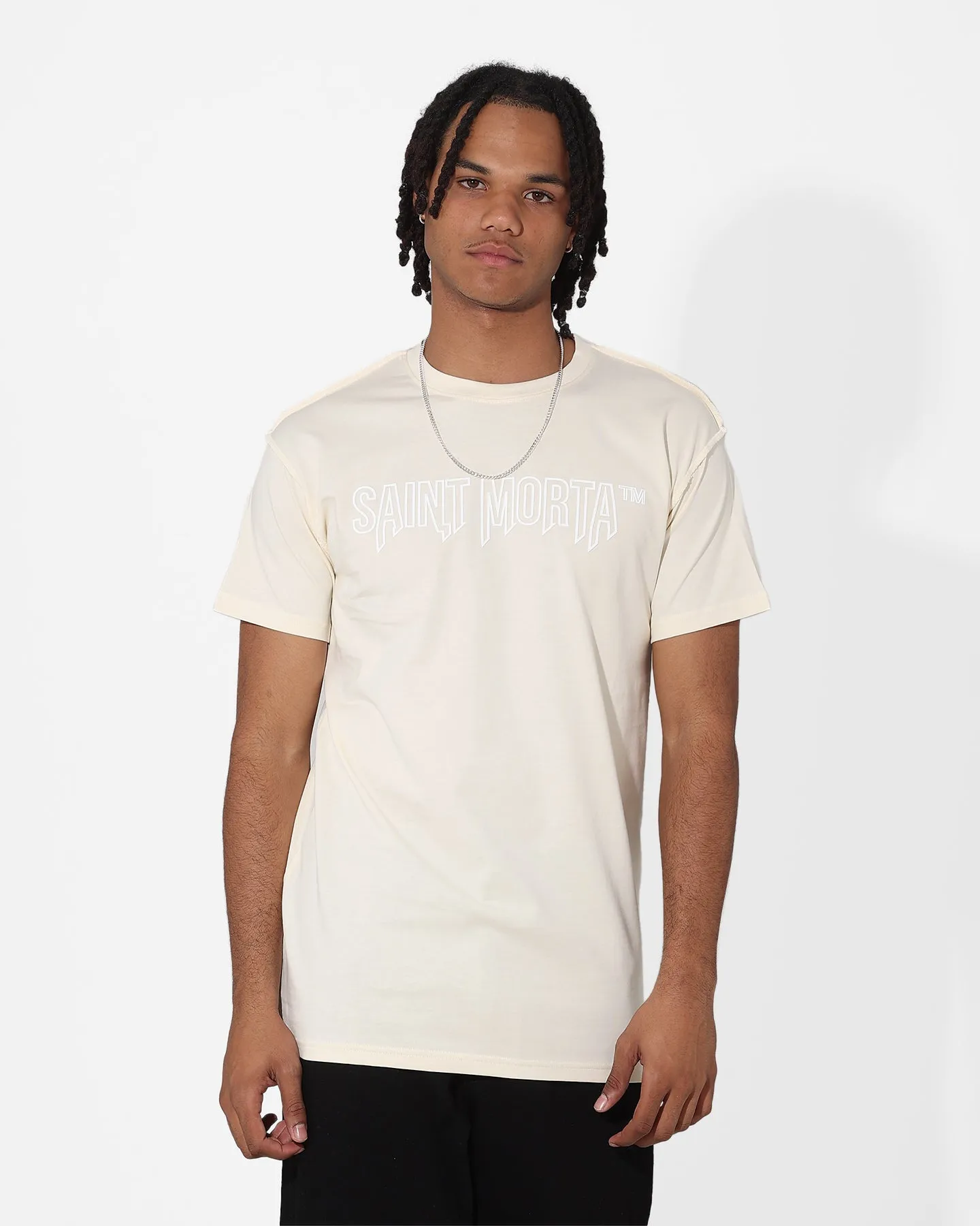 Saint Morta Canal St Lafayette T-Shirt Off White