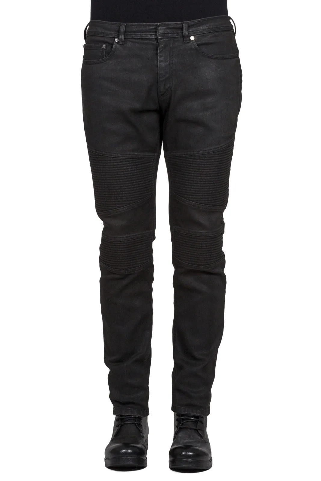 Skinny Leg Biker Jeans