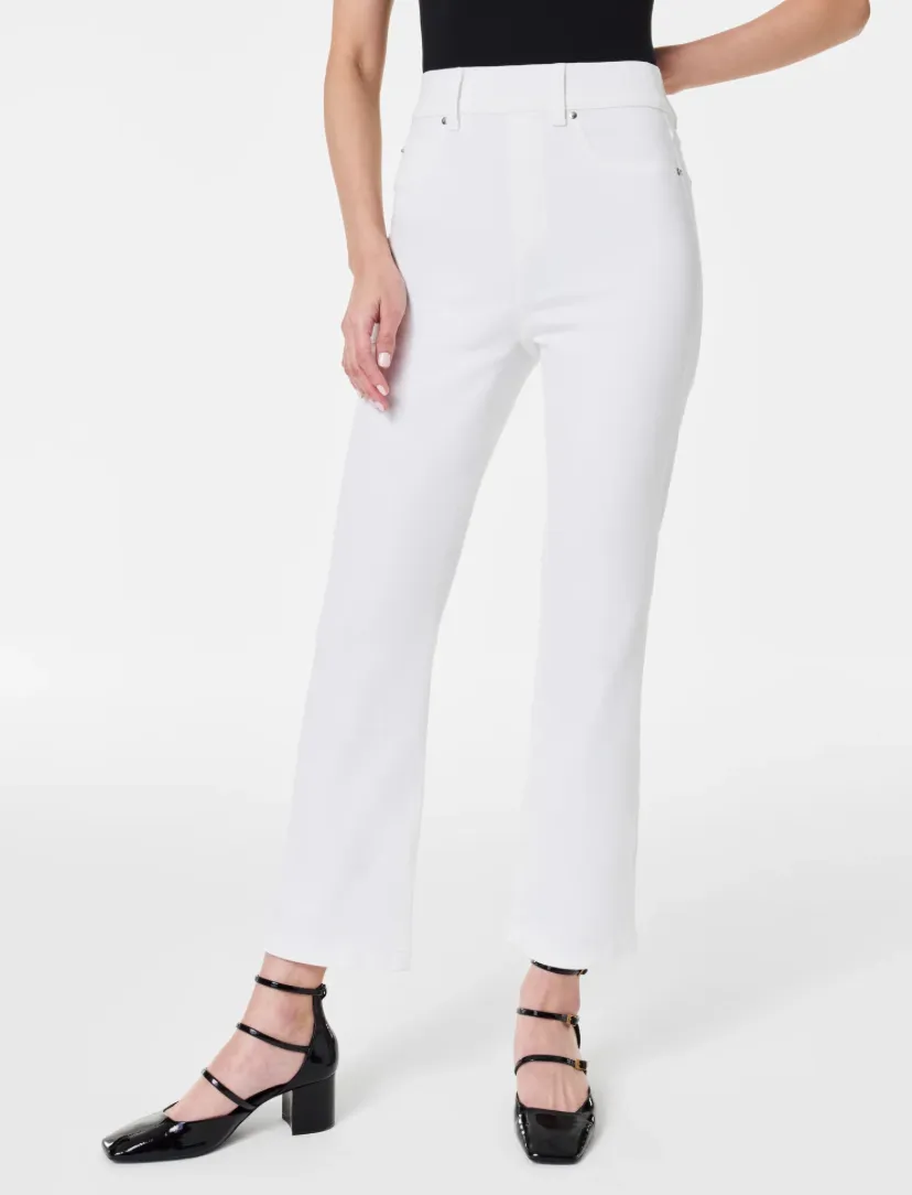 Spanx Kick Flare Jean White