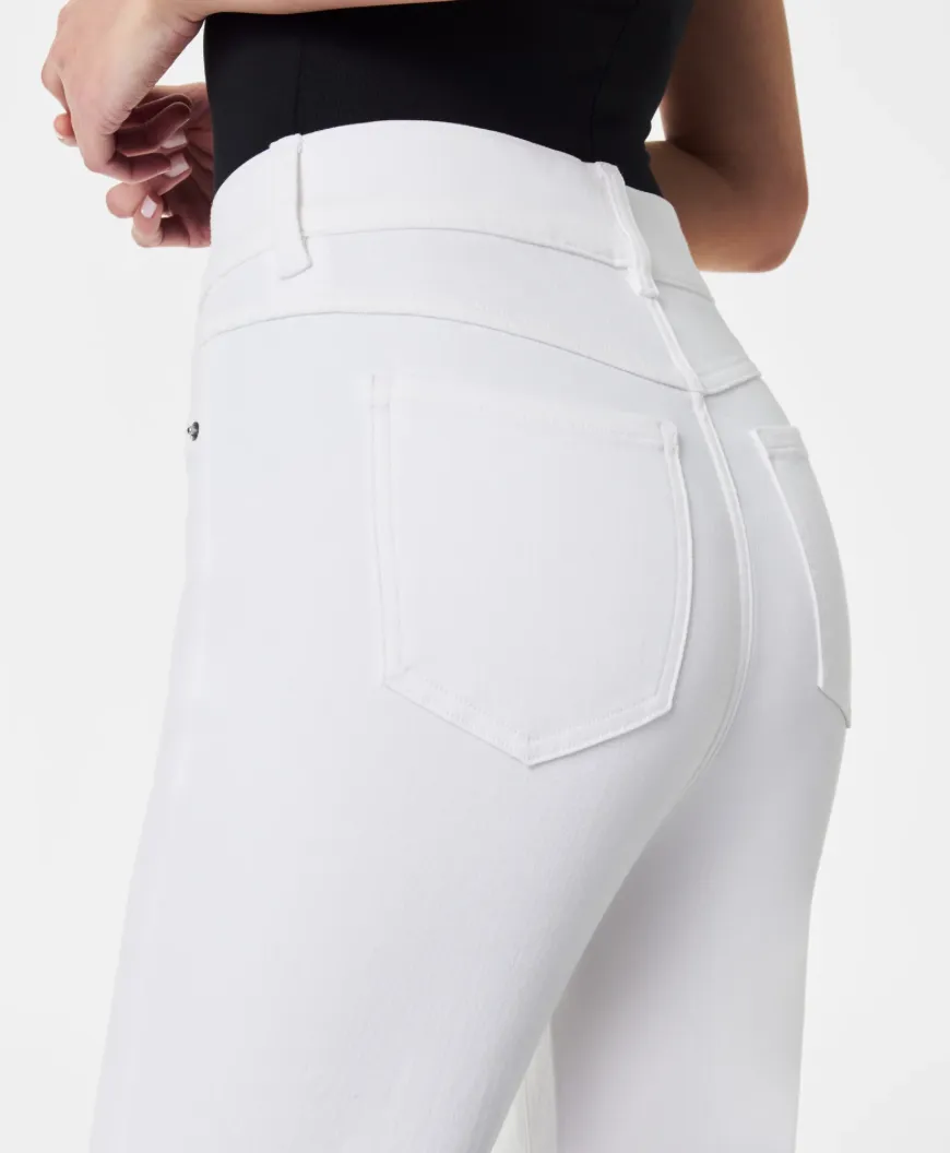 Spanx Kick Flare Jean White