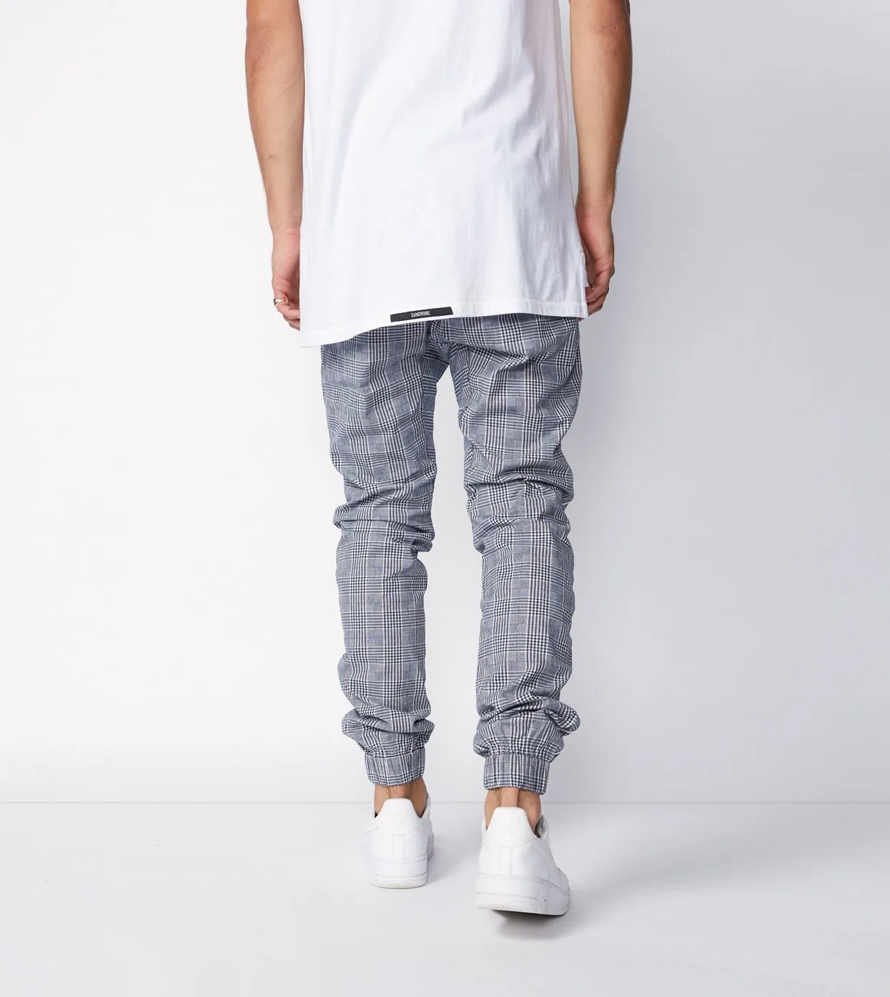 Sureshot Pipeline Check Jogger Grey/White