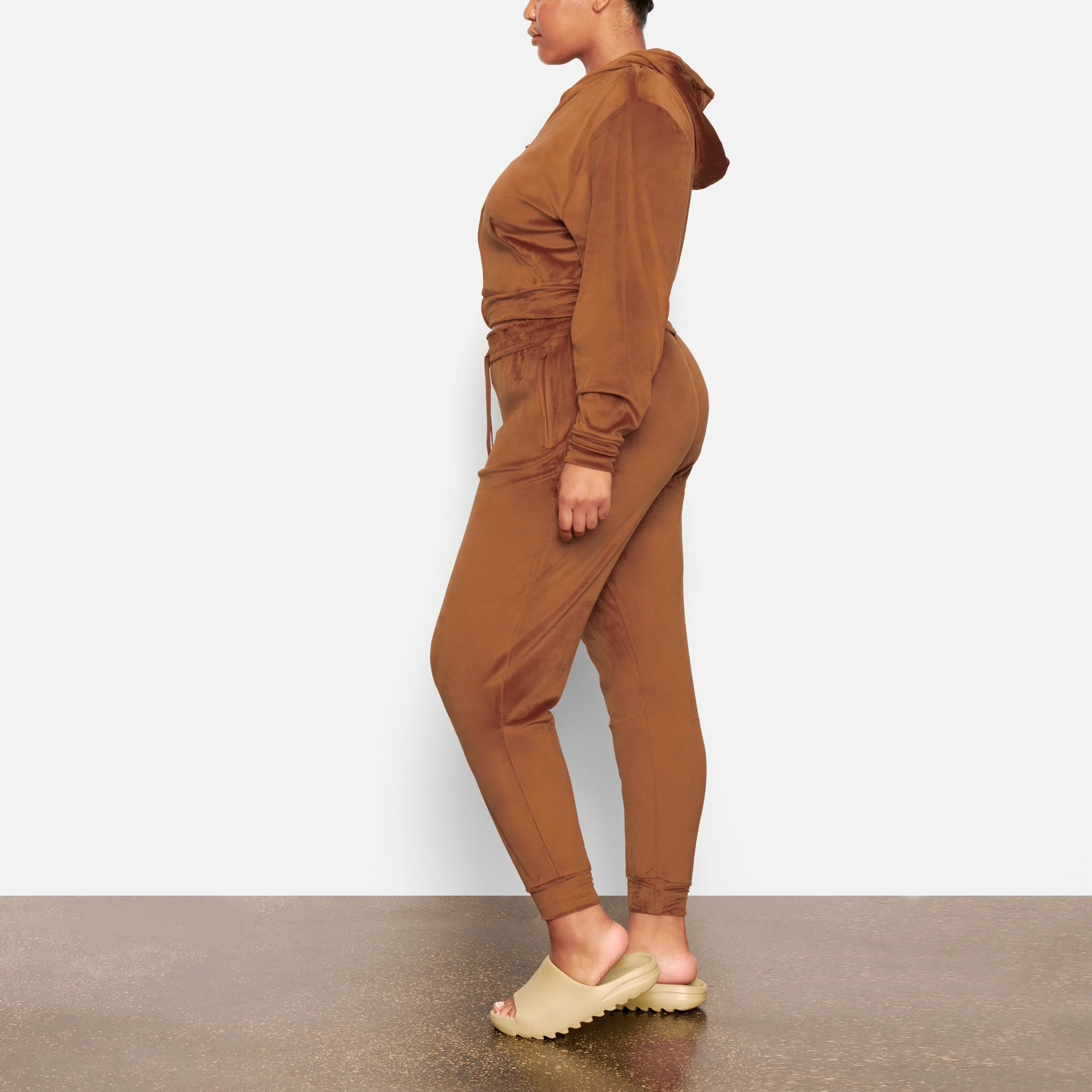 VELOUR JOGGER | COPPER