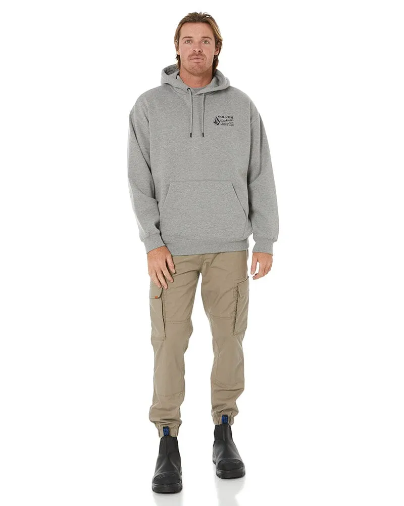 VWW Pullover Fleece Hoodie - Heather Grey