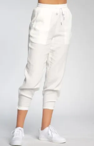 White Jogger Pants