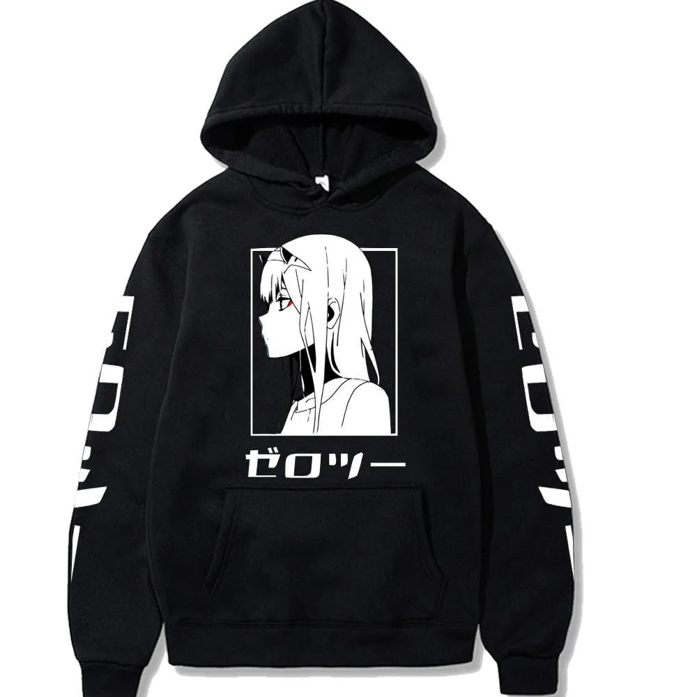 Zero Two Hoodie 1 Waifu Darling In The Franxx (Colors Available)