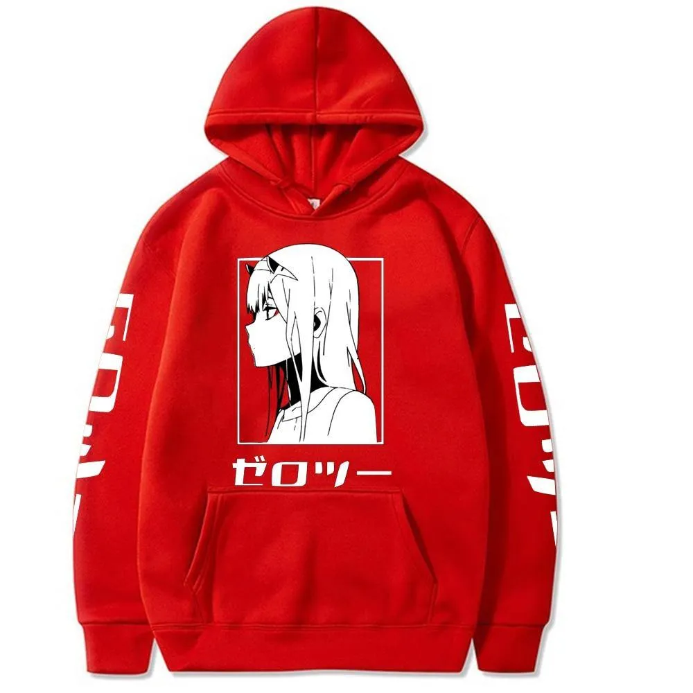 Zero Two Hoodie 1 Waifu Darling In The Franxx (Colors Available)